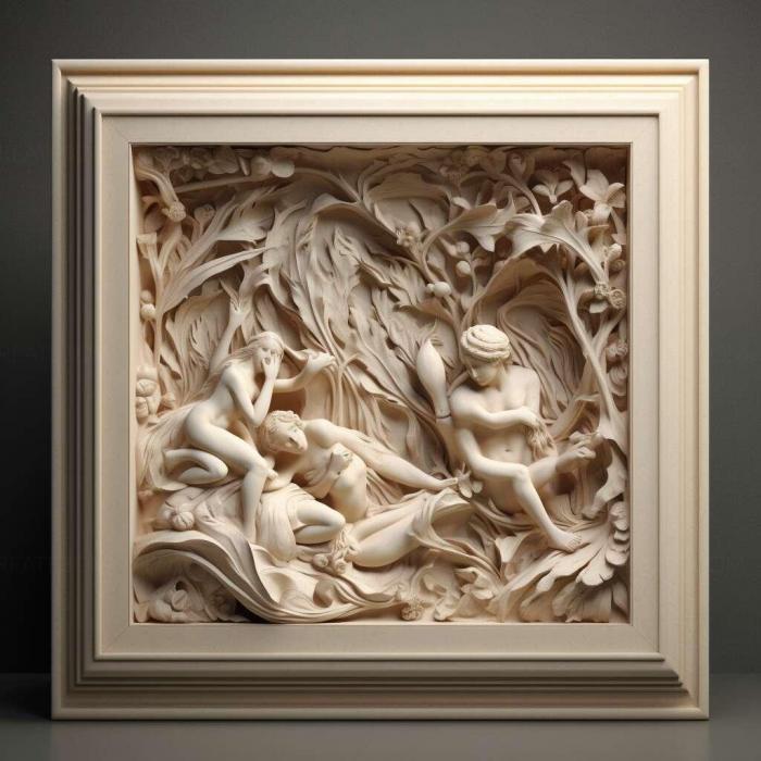 نموذج ثلاثي الأبعاد لآلة CNC 3D Art 